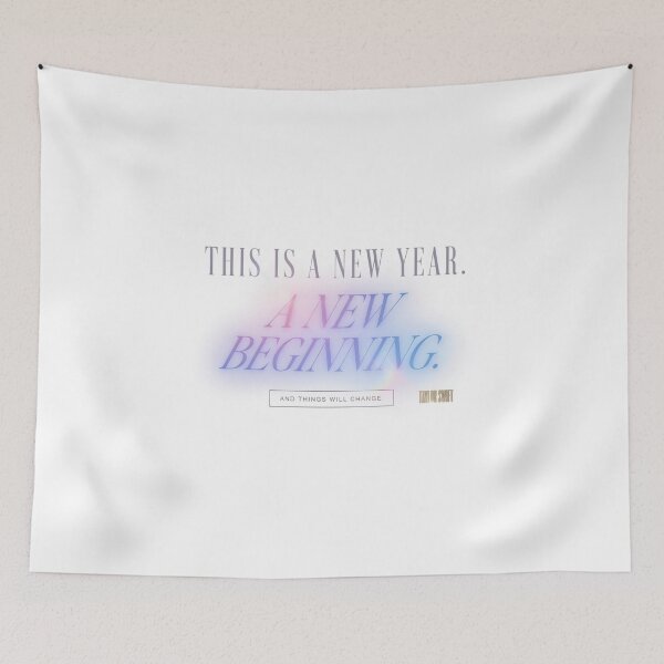 Item preview, This Is A New Year A New Beginning - Taylor Swift Pastel Gradient designed and sold by Enea Kelo.