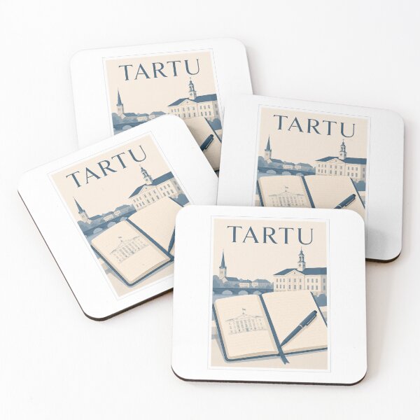 Item preview, Tartu University Notebook Travel Poster designed and sold by Beyond Destinations.