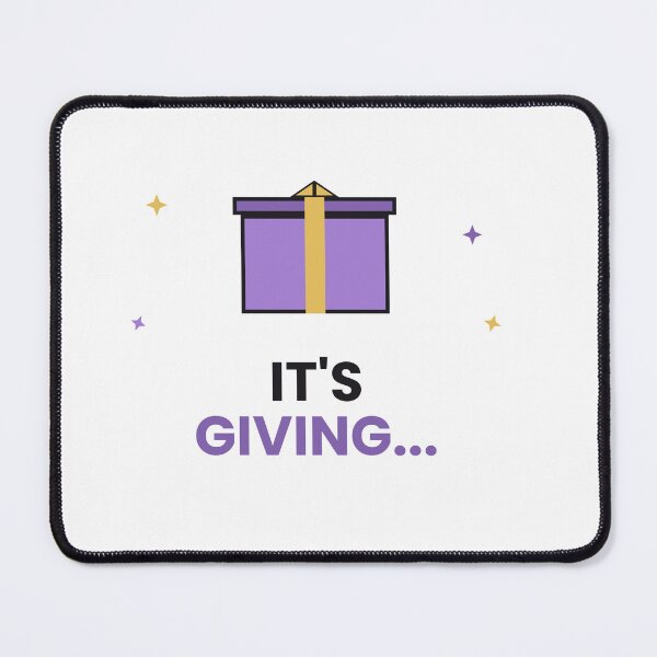 Item preview, It's Giving Funny Gen Z Slang Sticker designed and sold by QuirkyCartel.