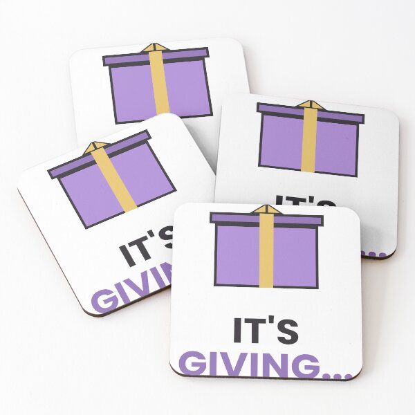 Item preview, It's Giving Funny Gen Z Slang Sticker designed and sold by QuirkyCartel.