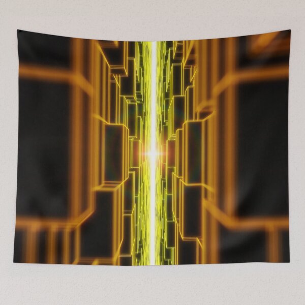 Item preview, Orange Vertical Parallel Blocks designed and sold by Electric Shock!! Design.