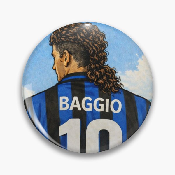 Item preview, Il Divin Codino - Retro Baggio Inter Milan shirt. designed and sold by Tony Panini Retro.