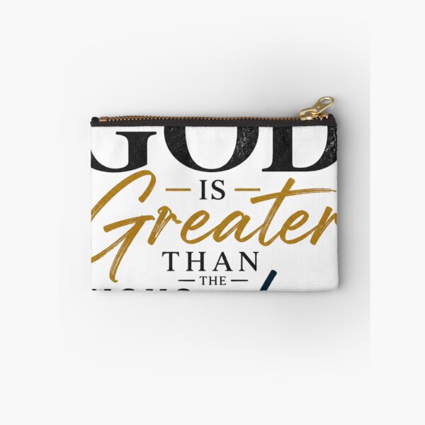Item preview, God Is Greater Than the Highs and Lows | Christian Faith Typography | Inspirational Bible Quote | Cross & Mountain Retro Design designed and sold by Leefs.