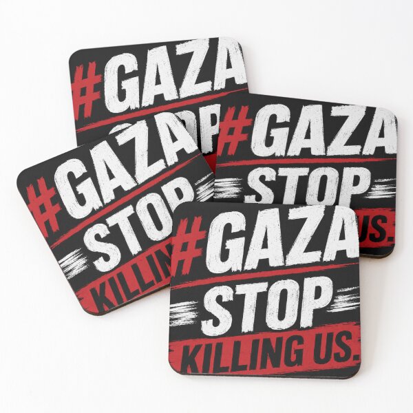 Item preview, Gaza Stop Killing Us T-Shirt | Peace & Humanity Protest Design designed and sold by nizarsasan.
