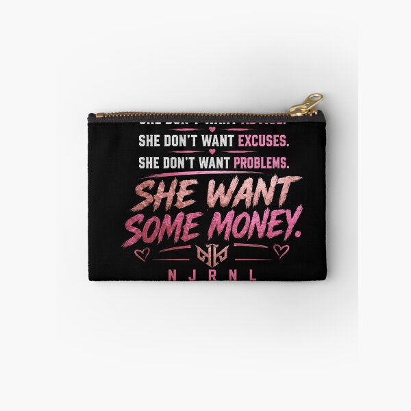 Item preview, She Wants Some Money | Funny Women's Graphic Tee designed and sold by NJRNL Apparel .
