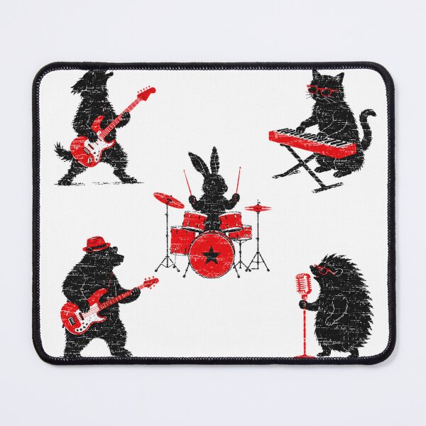 Item preview, Rock Band Animal Musician Club Kids Room designed and sold by bosamji.