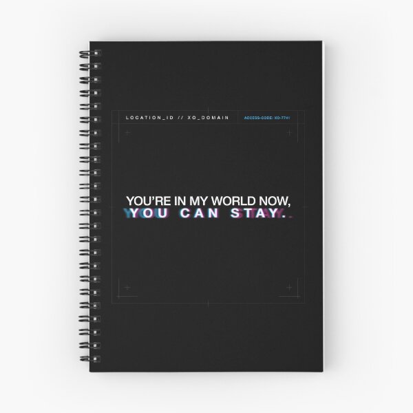 Item preview, You're In My World Now You Can Stay - The Weeknd Glitch HUD designed and sold by Enea Kelo.