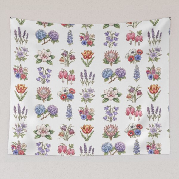 Item preview, Vintage Botanical Flowers Garden designed and sold by Rehnair.