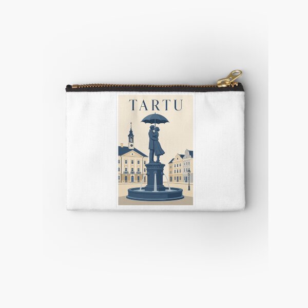Item preview, Tartu Kissing Students Fountain Poster designed and sold by Beyond Destinations.