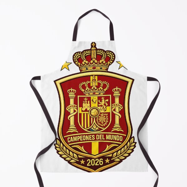 Item preview, Spain World Champions 2026 Premium Football Crest designed and sold by MAROCAIN SHOP.