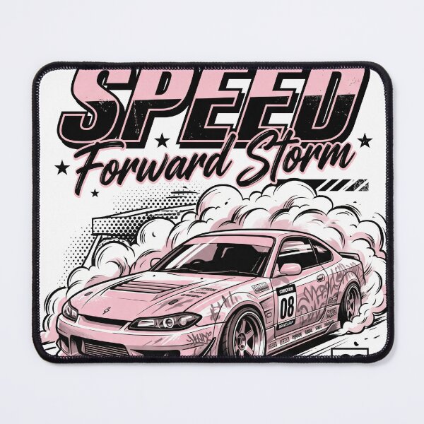 Item preview, Y2K JDM Drift Car Streetwear Racing Graphic T-Shirt designed and sold by RGB-crayon.