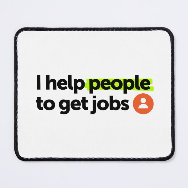 Item preview, HR Tshirt-I help people to get jobs designed and sold by IK Magazin.