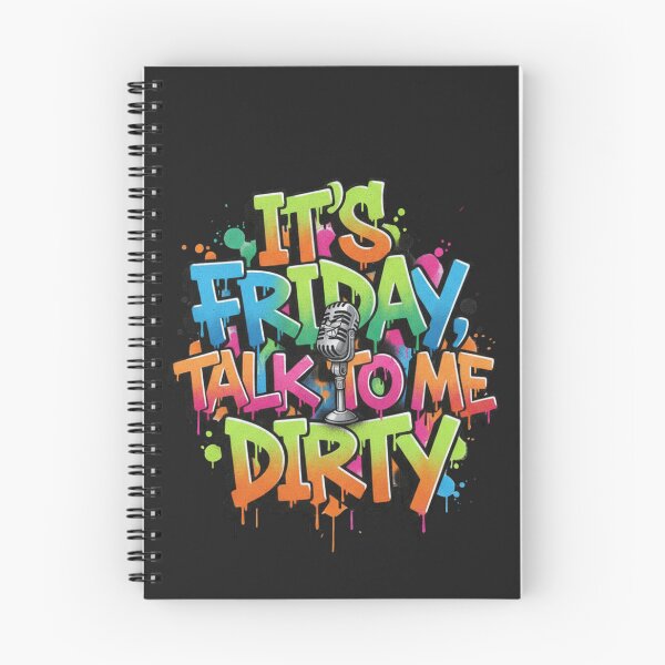 Item preview, Its Friday Talk To Me Dirty Graffiti Microphone Tribute designed and sold by Exquisite Design Studio „Paculówka”.