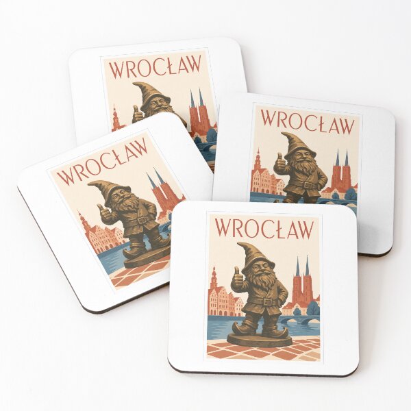 Item preview, Wroclaw Dwarf Statue Travel Poster designed and sold by Beyond Destinations.