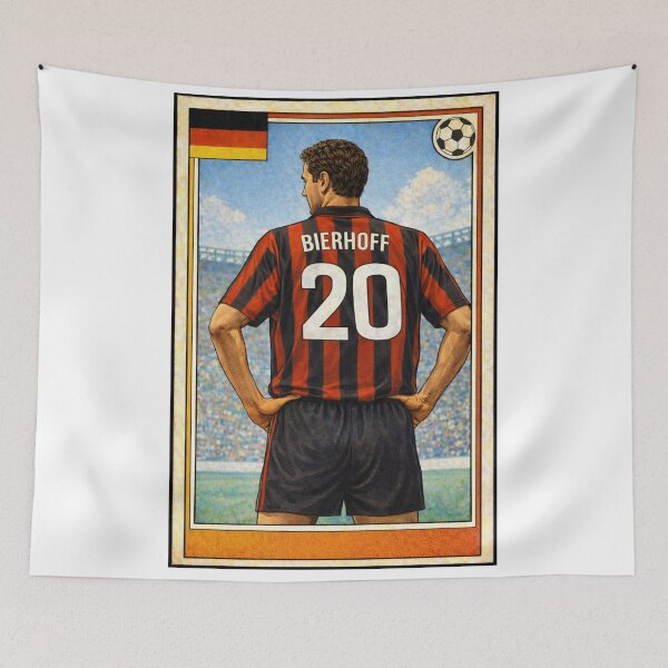 Item preview, Der Goldkopf - Retro Bierhoff AC Milan shirt. designed and sold by Tony Panini Retro.