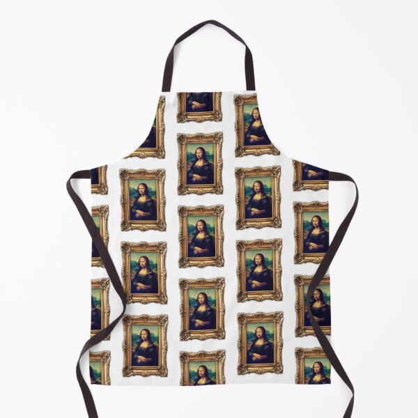Item preview, Mona Lisa Blows a Raspberry – Funny Parody Art Print in Gold Frame designed and sold by Fabulosa Designs.