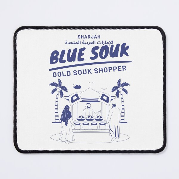 Item preview, Sharjah : blue souk gold souk shopper designed and sold by Peerless-Prime.
