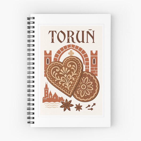 Item preview, Torun Gingerbread Hearts Travel Poster designed and sold by Beyond Destinations.