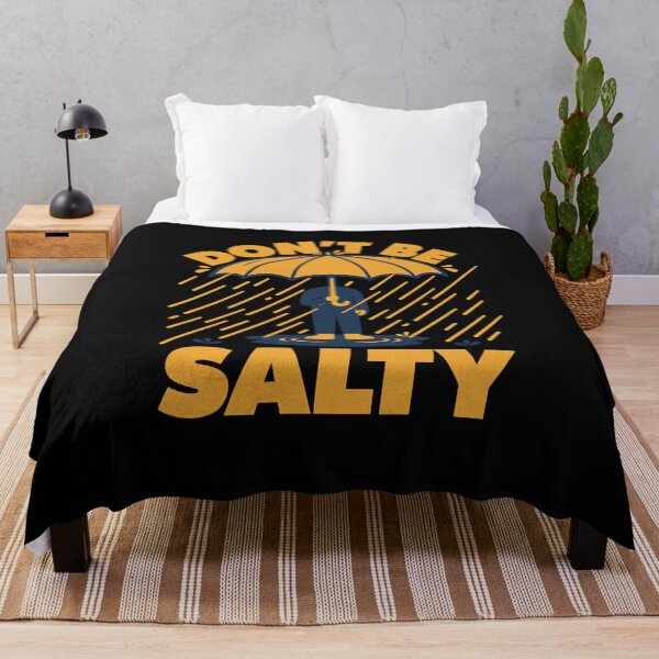 Item preview, Don't Be Salty – Funny Rain Pun with Umbrella | Cute Positive Humor designed and sold by ViktoonShirts.