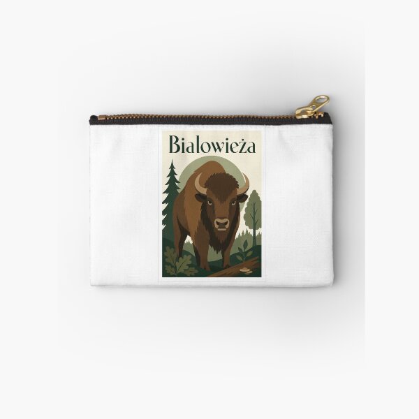 Item preview, Bialowieza Bison Forest Travel Poster designed and sold by Beyond Destinations.