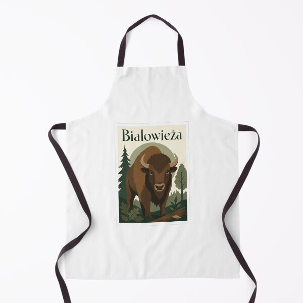 Item preview, Bialowieza Bison Forest Travel Poster designed and sold by Beyond Destinations.