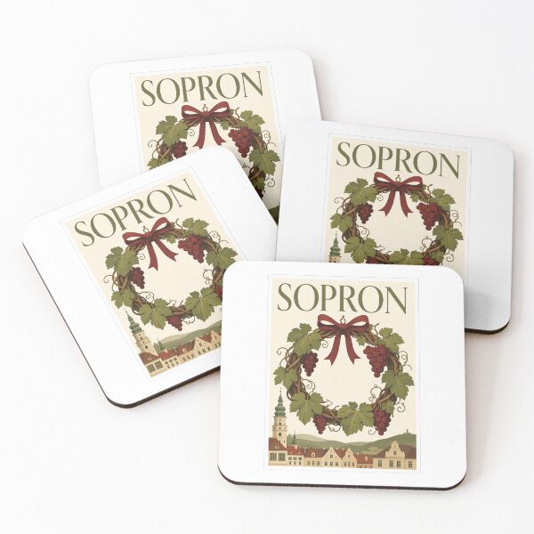 Item preview, Sopron Grape Wreath Travel Poster designed and sold by Beyond Destinations.