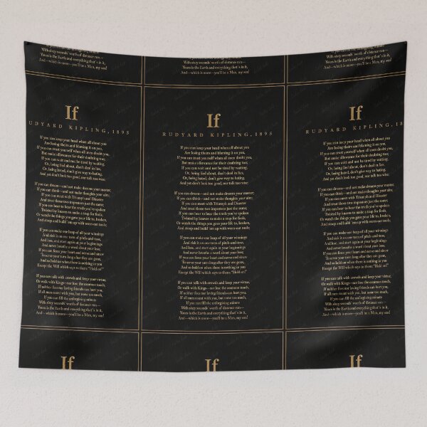 Item preview, IF — Black & Gold Luxury Edition - Rudyard Kipling designed and sold by LuluLeb.