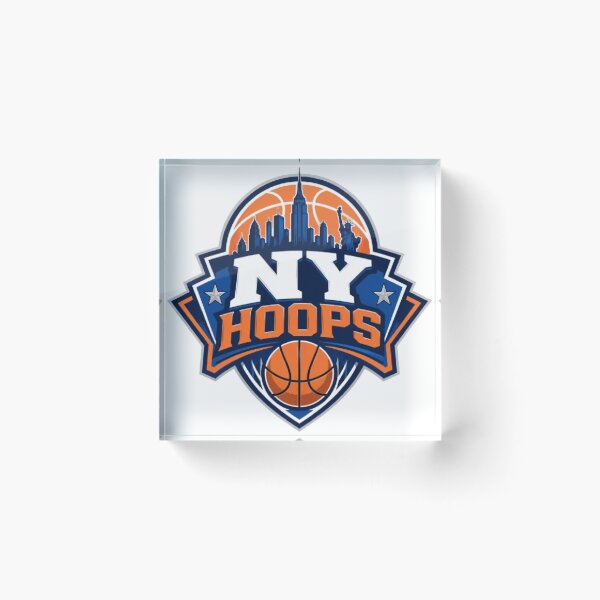 Item preview, NY Hoops Skyline Basketball Sports Logo designed and sold by Artaprintly.