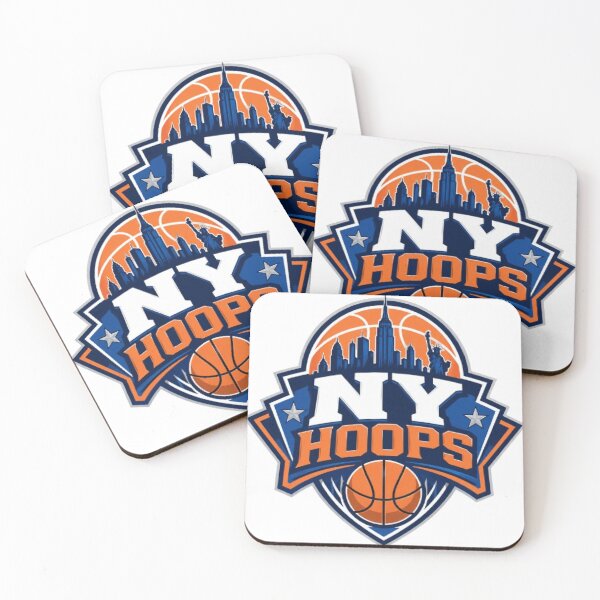 Item preview, NY Hoops Skyline Basketball Sports Logo designed and sold by Artaprintly.