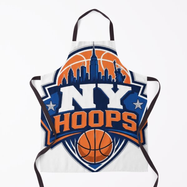 Item preview, NY Hoops Skyline Basketball Sports Logo designed and sold by Artaprintly.