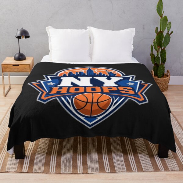 Item preview, Logotipo deportivo de baloncesto NY Hoops Skyline designed and sold by Artaprintly.