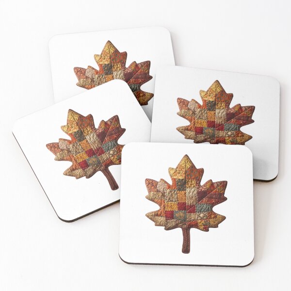Item preview, Quilted Patchwork Leaf designed and sold by Iiswaz.