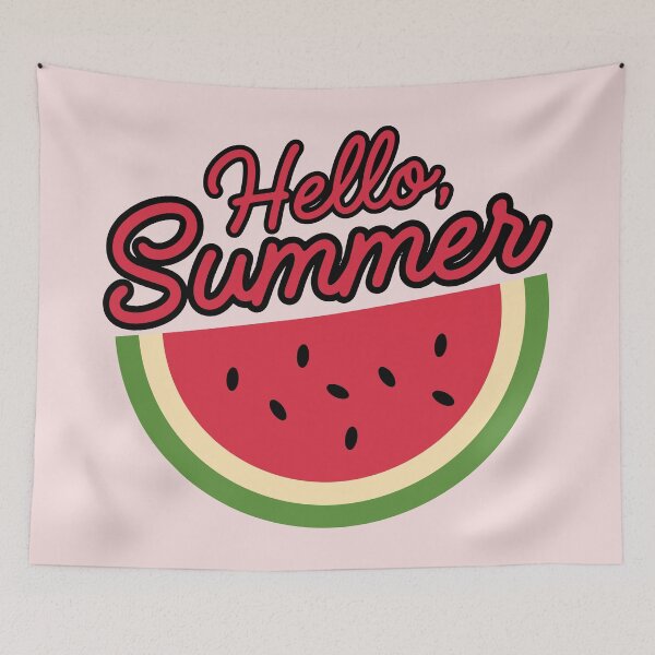 Item preview, Hello Summer - Watermelon designed and sold by VibetheSeason.