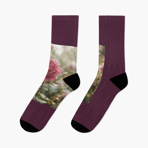 Item preview, Cinematic Morning Rose with Dew Drops – Naive & Realistic Floral Art designed and sold by hakikatm.