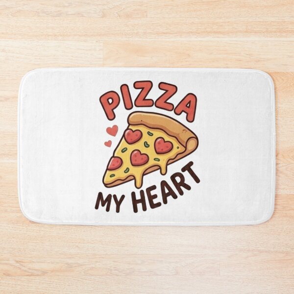Item preview, Pizza My Heart Cute Slice Pun Valentine Aesthetic designed and sold by Rehnair.