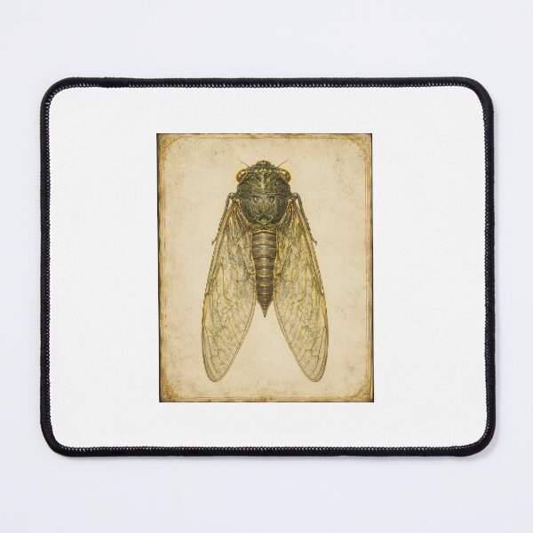 Item preview, Cicada Specimen Print | Vintage Entomology Wall Art | Summer Naturalist Gift designed and sold by Brackenlume Studio.