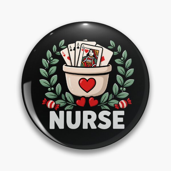Item preview, Nurse Queen of Hearts Playing Card Cute Nurse   designed and sold by ViktoonShirts.