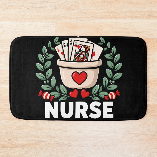 Item preview, Nurse Queen of Hearts Playing Card Cute Nurse   designed and sold by ViktoonShirts.