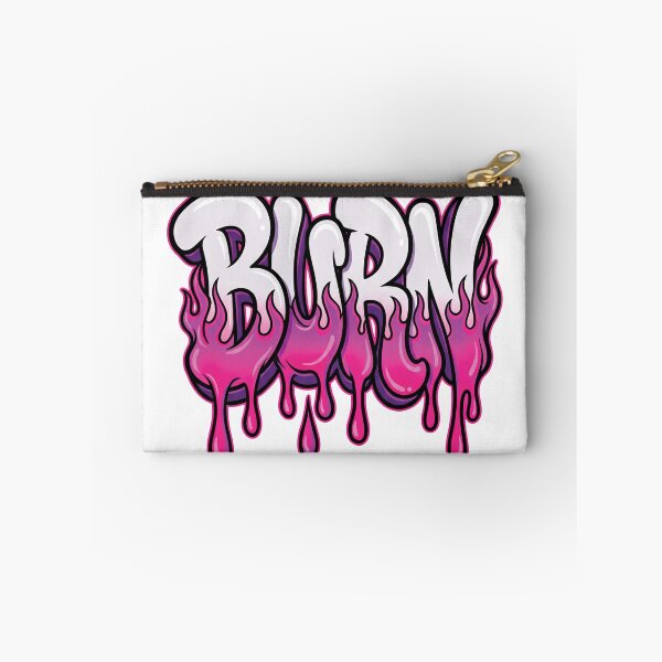 Item preview, BURN Graffiti Flame Typography Y2K Streetwear Graphic T-Shirt designed and sold by RGB-crayon.