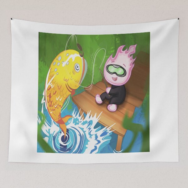 Item preview, Flame Boy Fishing 2 designed and sold by Ranaranku-25.