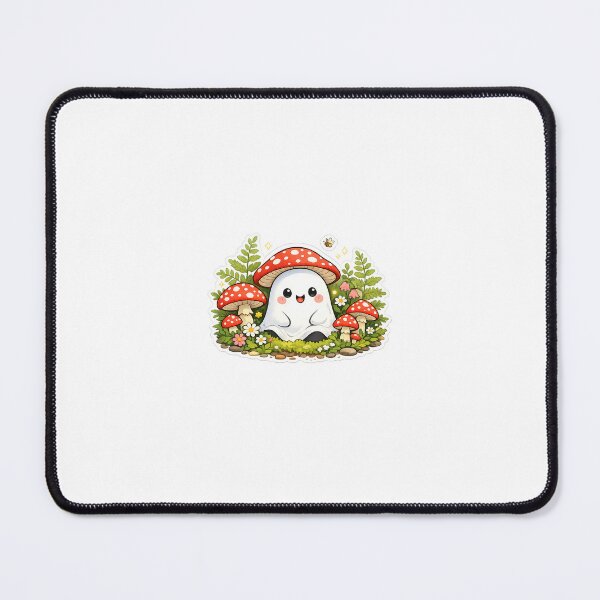 Item preview, Cute Ghost Mushroom Forest Sticker designed and sold by AuudiVasustudio.
