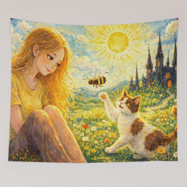Item preview, Whimsical Summer Day in Fairytale Meadow designed and sold by M-Y-A-R-T-.