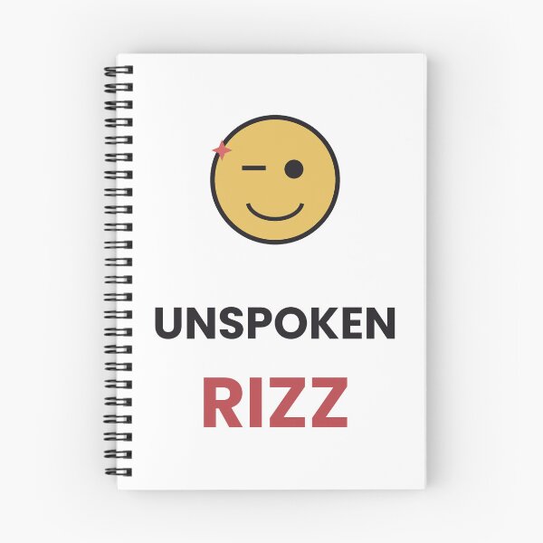 Item preview, Unspoken Rizz Funny Gen Z Slang Sticker designed and sold by QuirkyCartel.