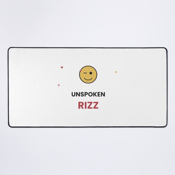 Item preview, Unspoken Rizz Funny Gen Z Slang Sticker designed and sold by QuirkyCartel.