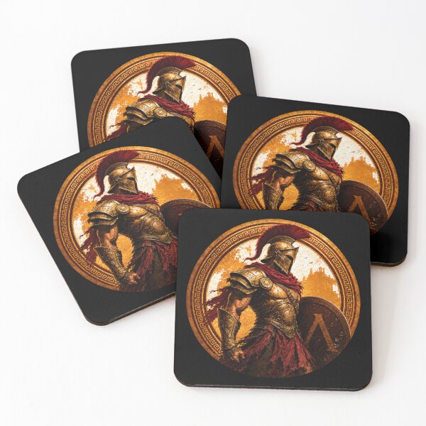 Item preview, Ancient greek warrior spartan designed and sold by SMARTKIT  DESIGNAGENCY.