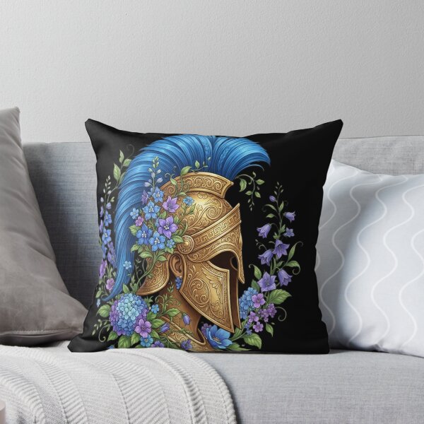 Item preview, Casco griego con flores Mitología antigua designed and sold by Safwat-Aziz1.