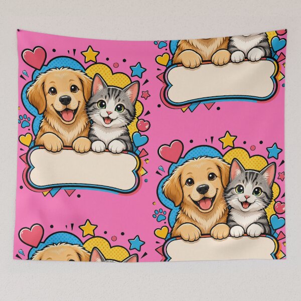 Item preview, Custom Pet Pop Portrait designed and sold by Tharaazu.