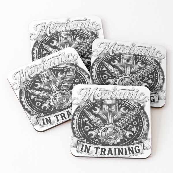 Item preview, Mechanic in Training – Vintage Automotive Design designed and sold by ShirtsUp-Lane.