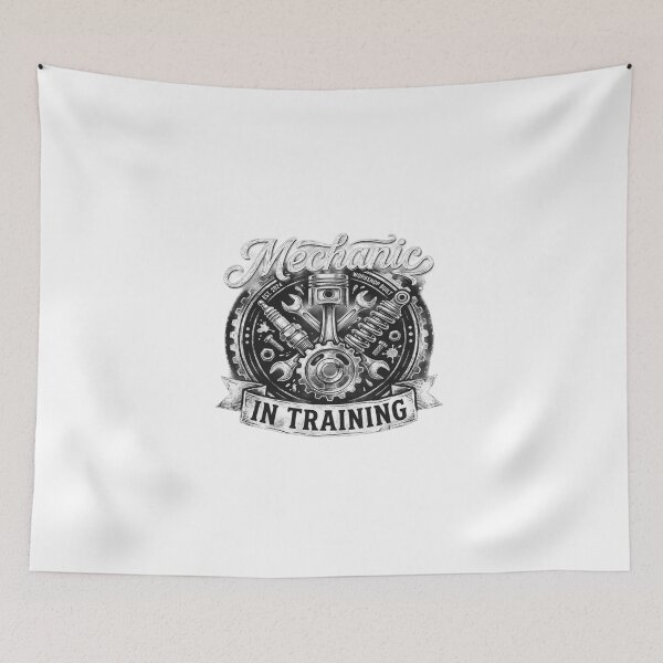 Item preview, Mechanic in Training – Vintage Automotive Design designed and sold by ShirtsUp-Lane.
