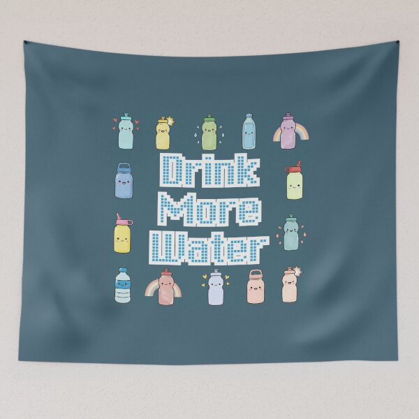 Item preview, Drink More Water designed and sold by LivingRoomZoo.
